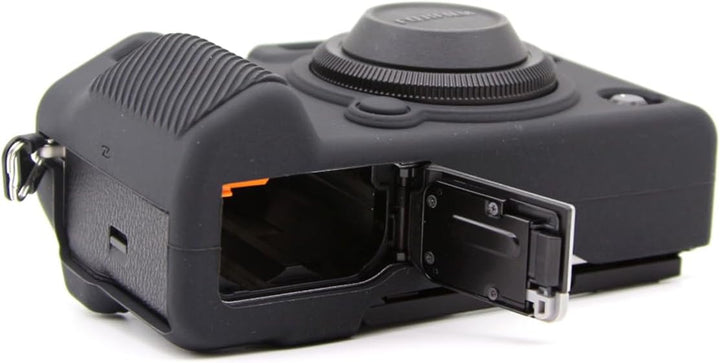 Rieibi Fuji XT5 X-T5 Hülle, weiche Silikon-Schutzhülle für Fujifilm XT5, leichte Kameratasche, Schwa