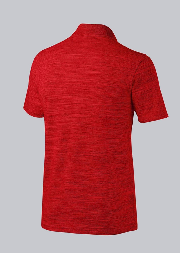 BP 1712-232-81-M Unisex-Poloshirt, Space-Dye-Stoff, 1/2 Ärmel, Polokragen, 195,00 g/m² Stoffmischung