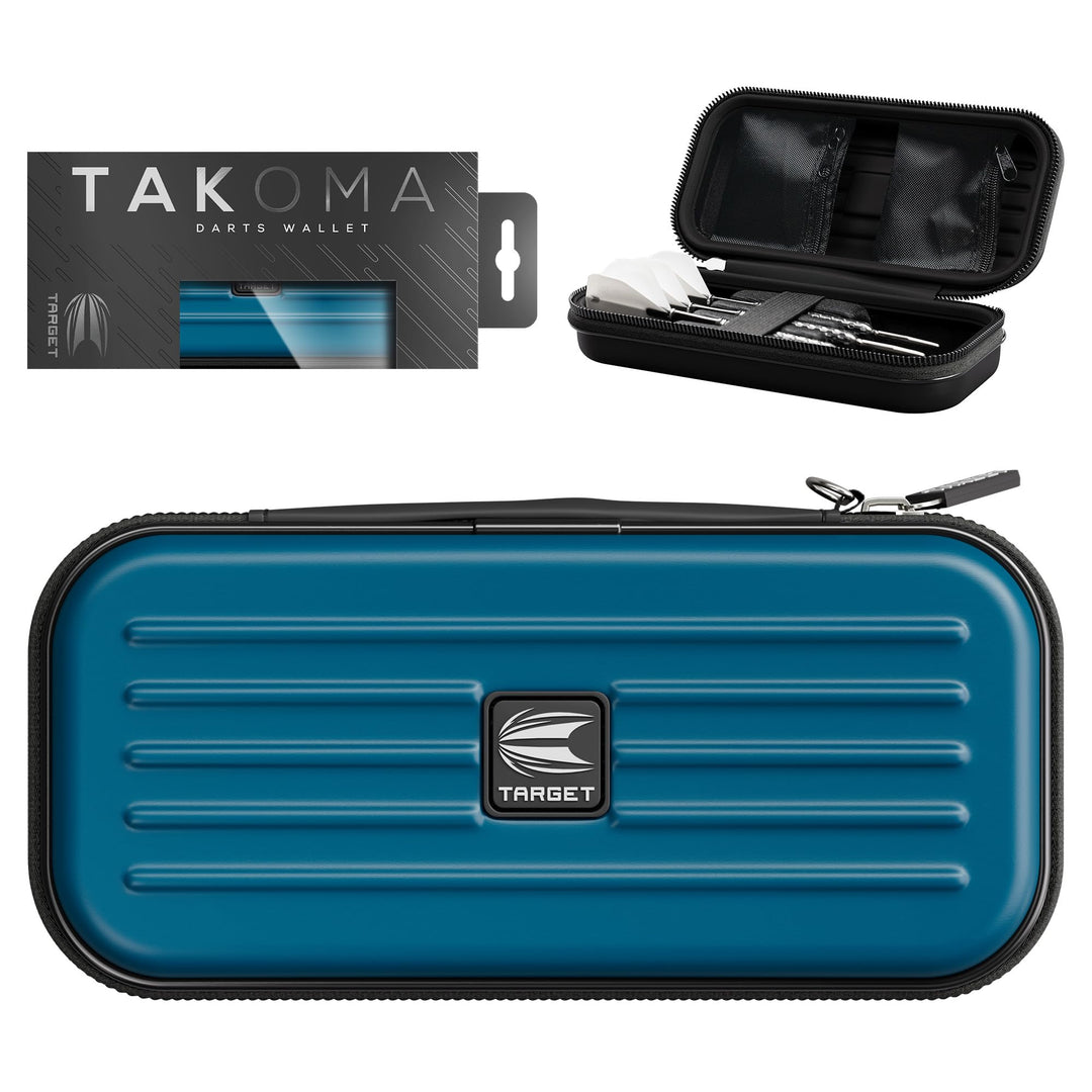 Target Darts Takoma Regular Darts Case - Holds x 1 Satz Darts Brieftasche Blau, Blau
