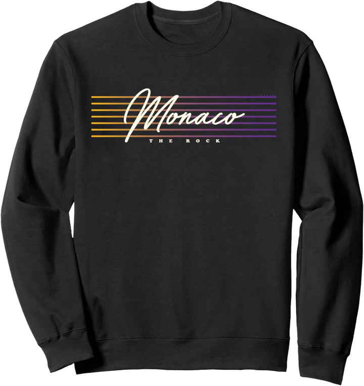 Monaco im Retro Stil Sweatshirt