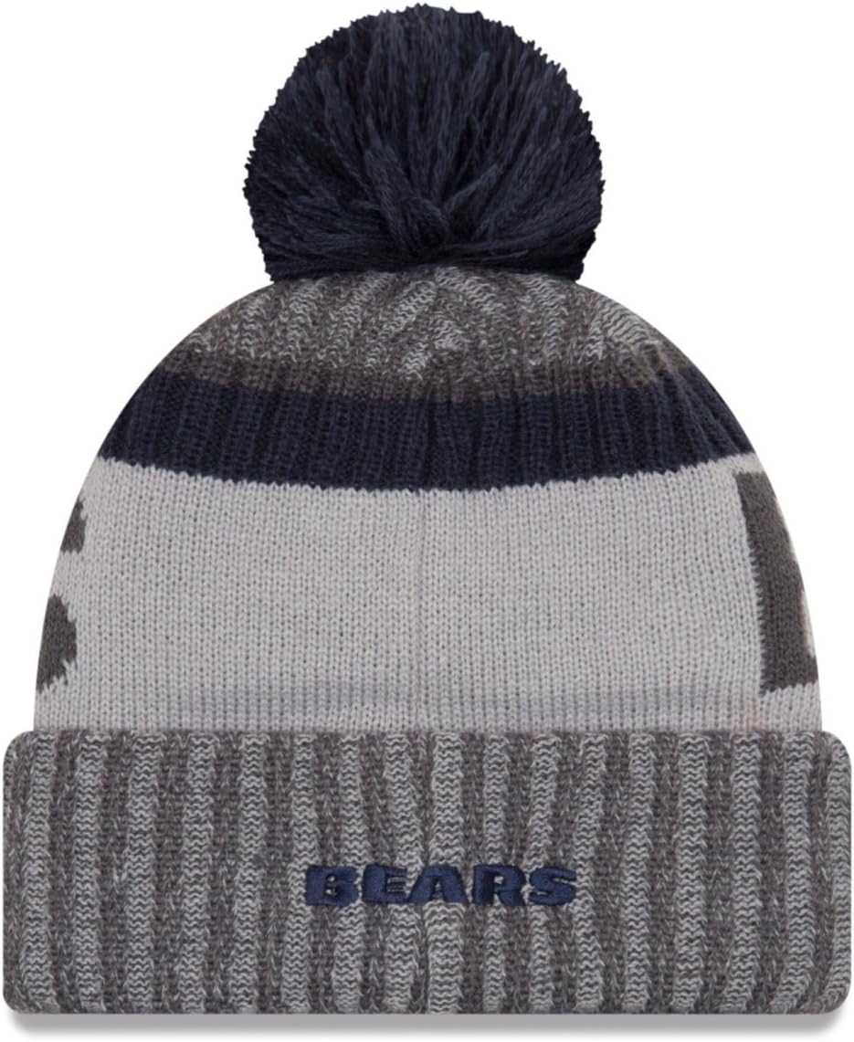 New Era NFL Sideline 2017 Bobble Mütze - Chicago Bears