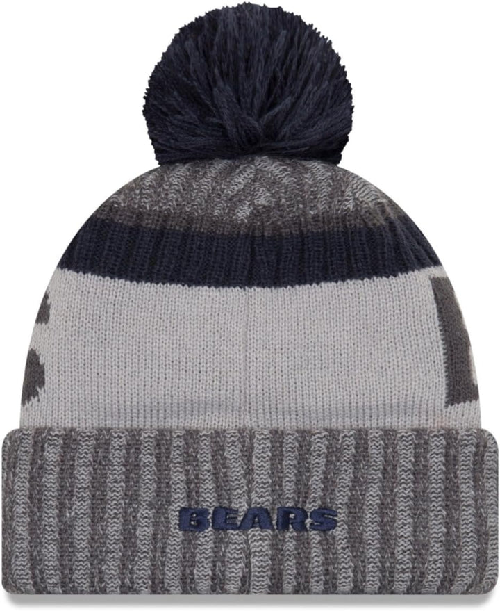 New Era NFL Sideline 2017 Bobble Mütze - Chicago Bears