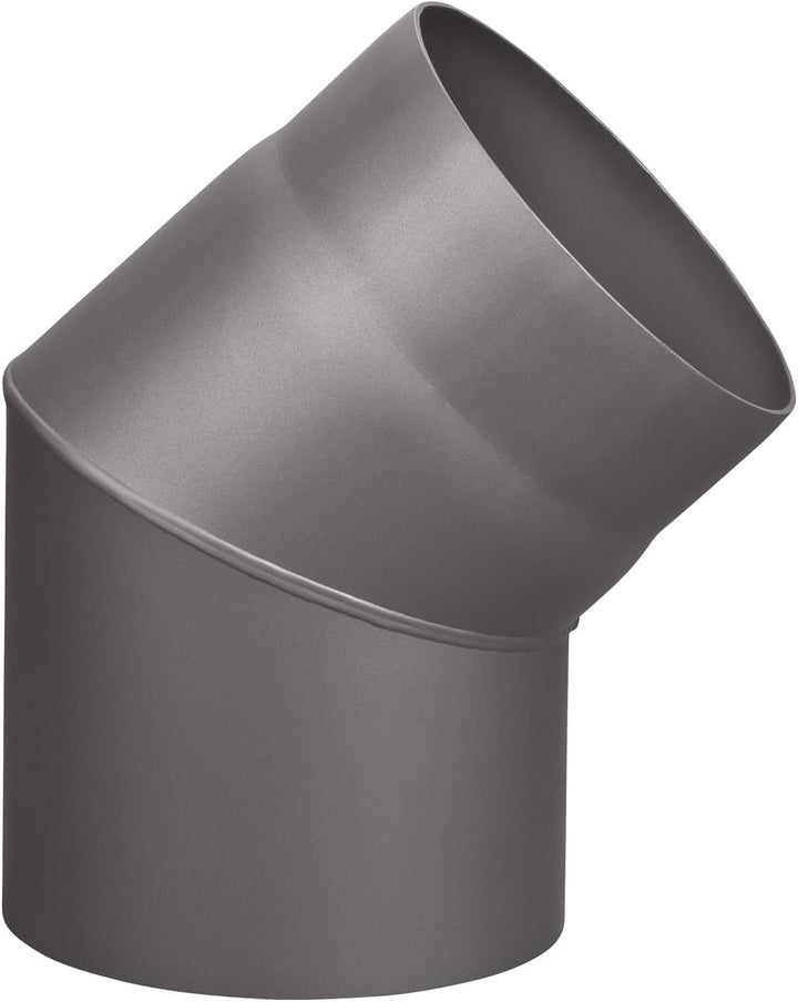 Rauchrohr Ø150mm Bogen 45° gussgrau Ofenrohr Kaminrohr, Bogen 45° Gussgrau