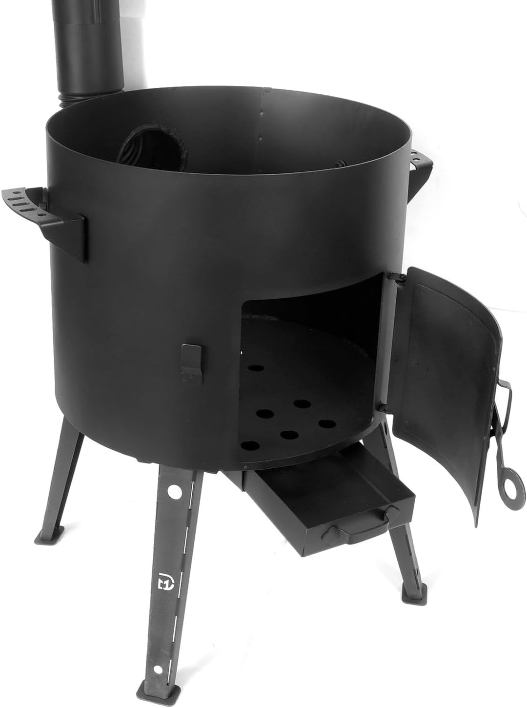 Ø49cm Uchag 2mm stahl Utschak mit Adapter-Ringe Rohr Utschag Feldküche Feuerstelle Campingofen Ausse
