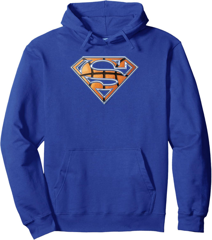Superman Basketball Shield Pullover Hoodie