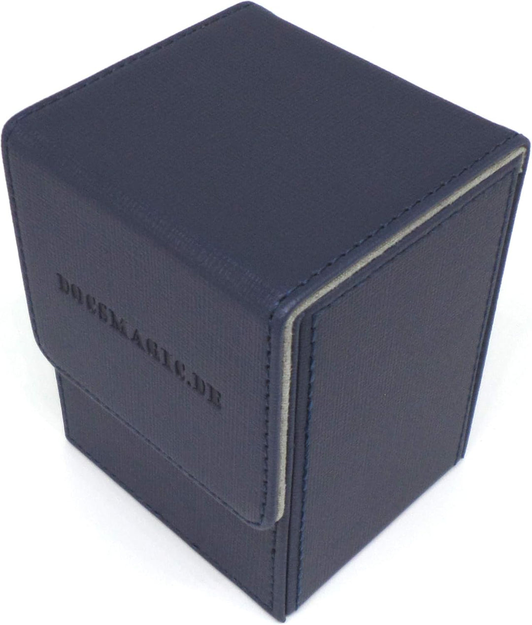 docsmagic.de Premium Magnetic Tray Long Box Dark Blue Medium + 3 Flip Boxes - Dunkelblau Medium + 3