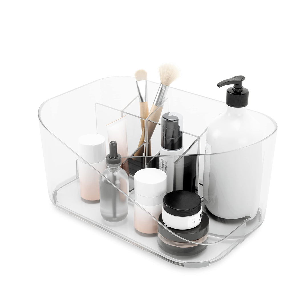 Umbra Glam Kosmetik Organizer, Accessoire Aufbewahrung, Make Up Aufbewahrungsbox mit herausnehmbarem