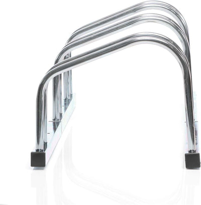 Toboli Fahrradständer für 3 Fahrräder 70,5x32x26cm aus verzinktem Stahl für drinnen und draussen gee