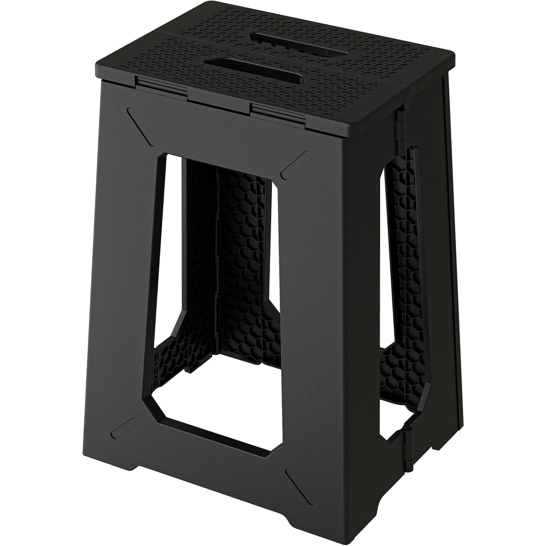 BLACKSPACE Tritthocker faltbar 45CM,Klapphocker,Klappbar Falthocker,Stabile Fusshocker,für industrie