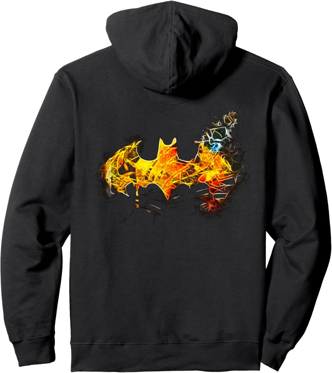 DC Batman-Logo gesättigt Pullover Hoodie