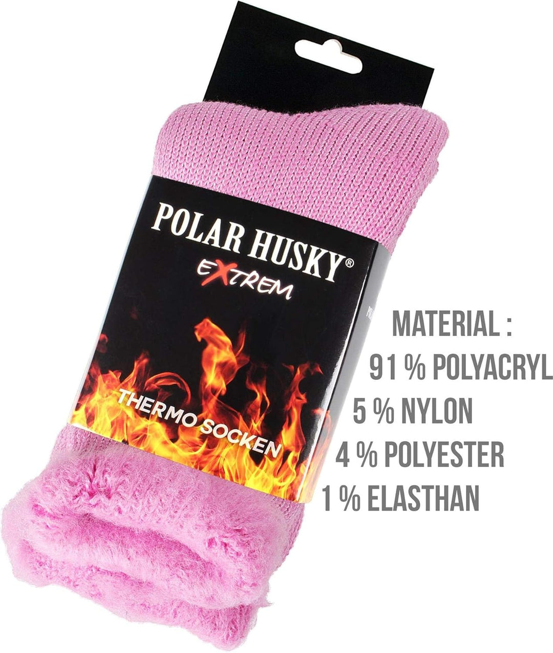 Polar Husky® 6 Paar Super Warme Thermo Socken! Vollplüsch/Perfekt geeignet für Stiefel Extrem/Hot/Ro