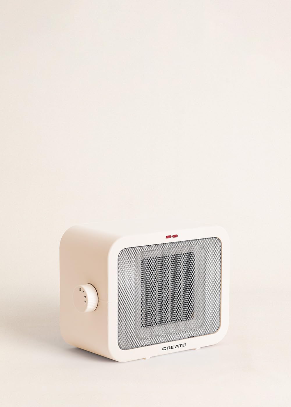 CREATE/WARM BOX/Keramik-Heizkörper Weiss/Tragbare, Thermostat, 2 Leistungen, PTC-Heizung, Überhitzun