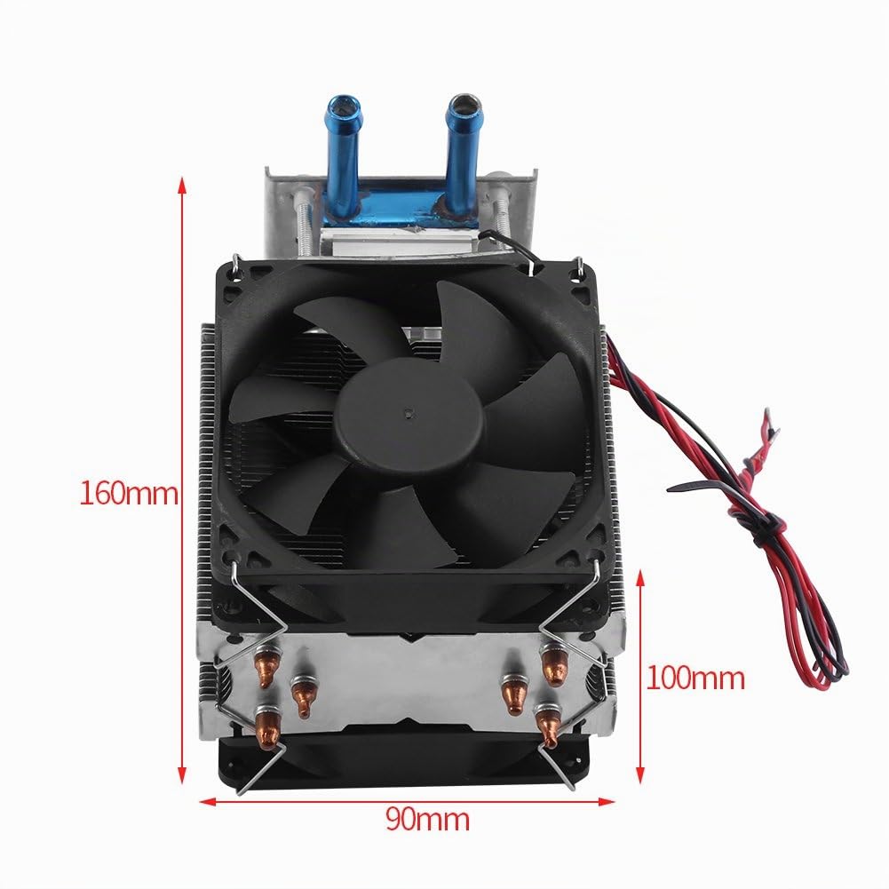 12V Halbleiter Kälte Kühler Thermoelektrische Peltier Wasserkühlung DIY Gerät mit
