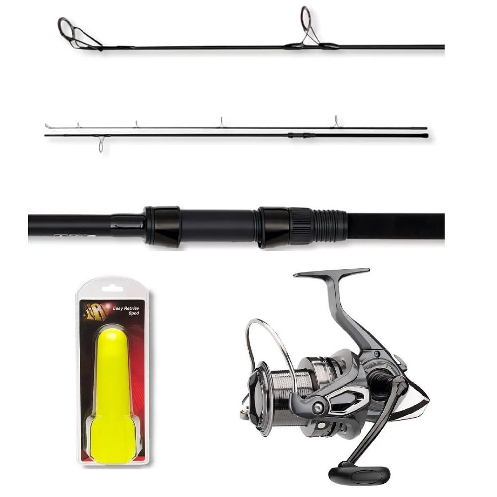 A&M Angelsport Daiwa Vertice Carp Spod 12ft 3,60m 4,5lbs + Emcast Spod´n´Marker Rolle + Futterrakete