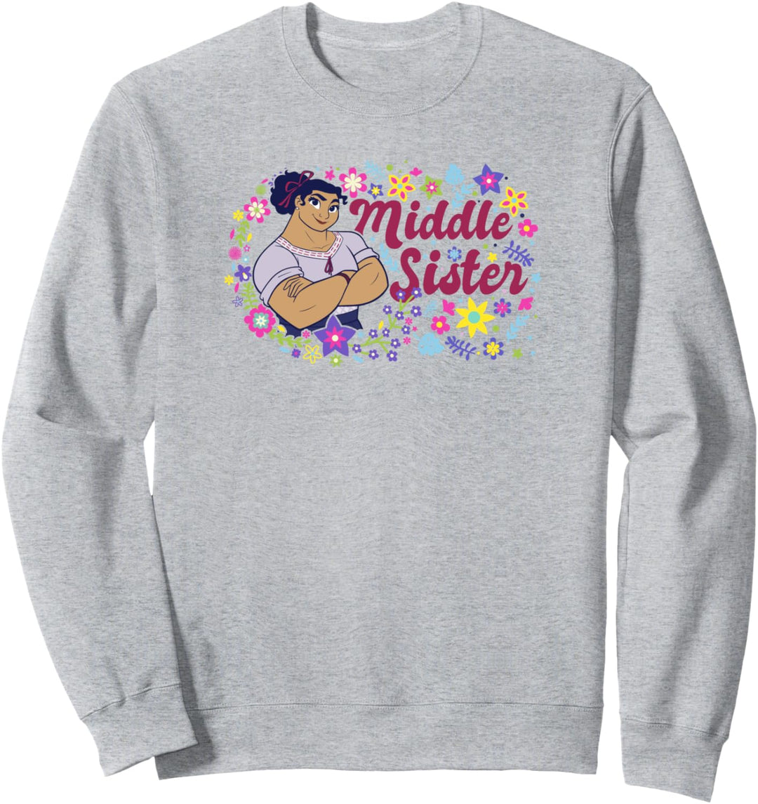 Disney Encanto Luisa Middle Sister Floral Family Sweatshirt