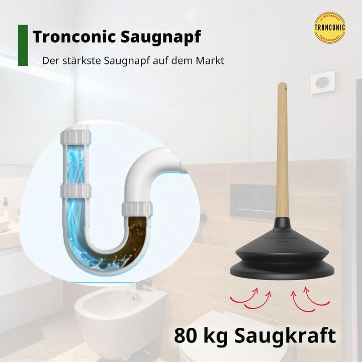 Tronconic Saugnapf, 180 mm