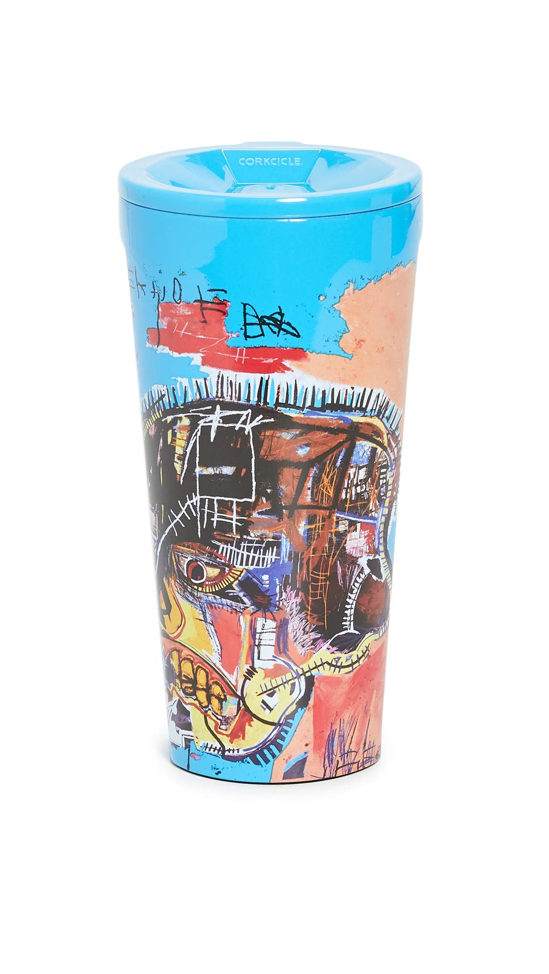 Corkcicle Tumbler Basquiat Trinkglas, 473 ml, Blau, Blau