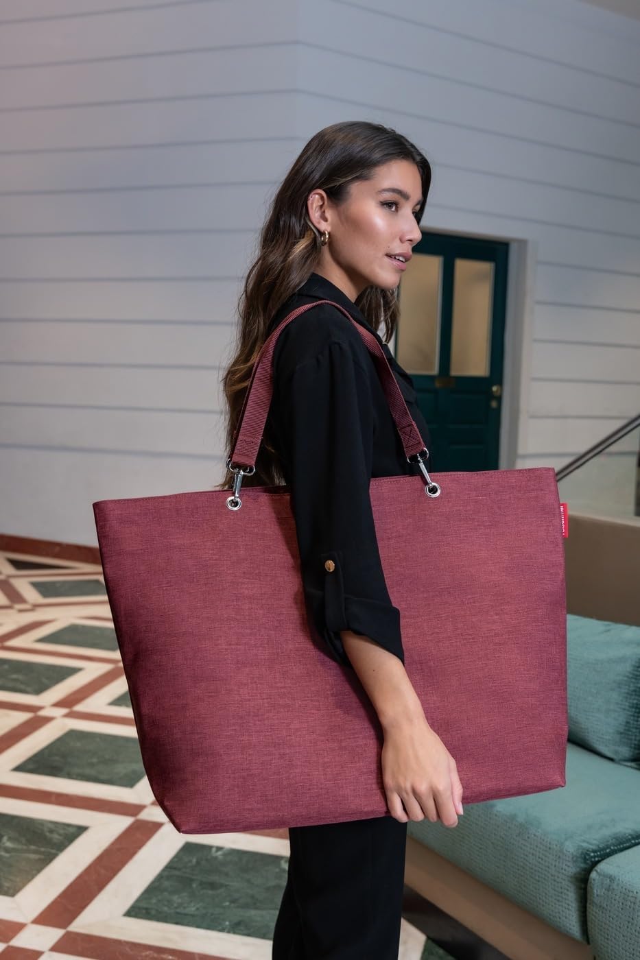 reisenthel shopper XL – Geräumige Shopping Bag und edle Handtasche in einem – Aus wasserabweisendem