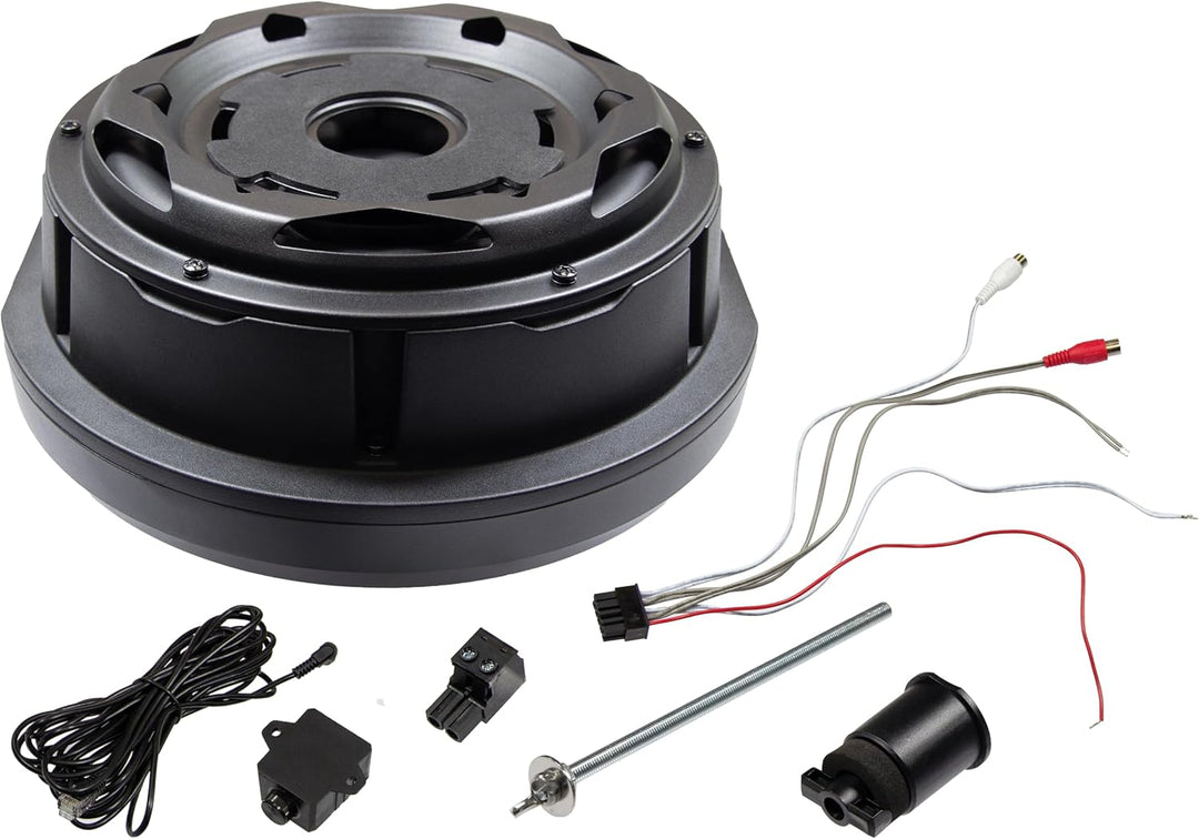 ESX V1100Av2-28cm (11") AKTIV Bass für Reserverad-Mulde mit massivem Aluminium-Gehäuse | Class-A/B P