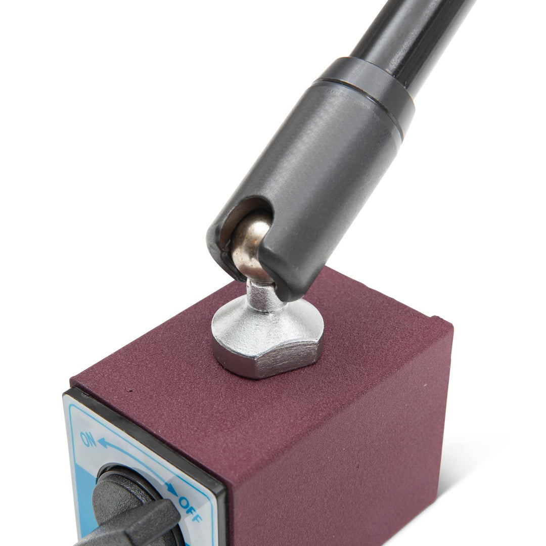 WIKISTORE Base for comparator, precision comparator with joint and joint, magnetic base with magnet