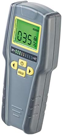 AGT Feuchtigkeitsmessgerät: Digitaler 4in1-Feuchtigkeits-Detektor mit Nicht-invasiver Messung, LCD (