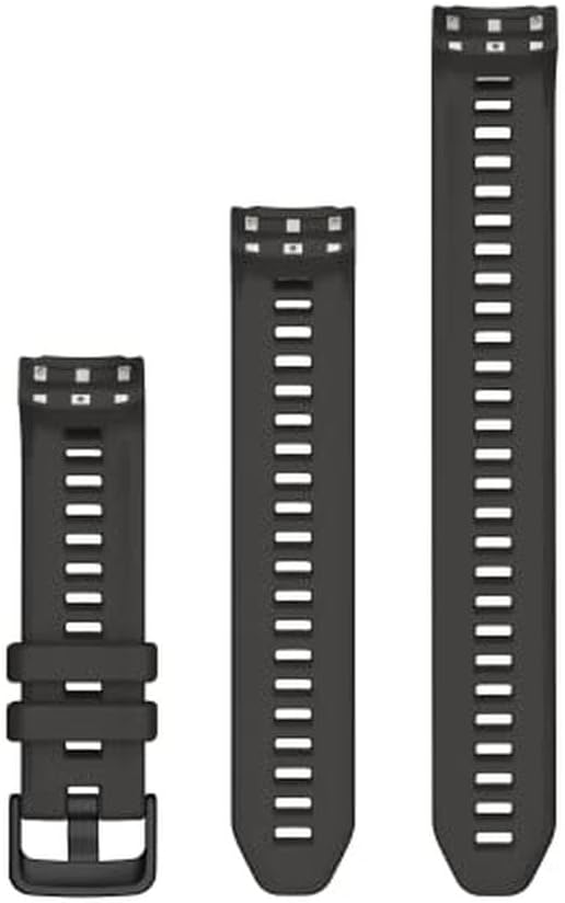 Garmin Schnellwechsel-Armband, 20mm, Silikon, Schiefergrau, passend für venu Serie (ausser S-Modelle