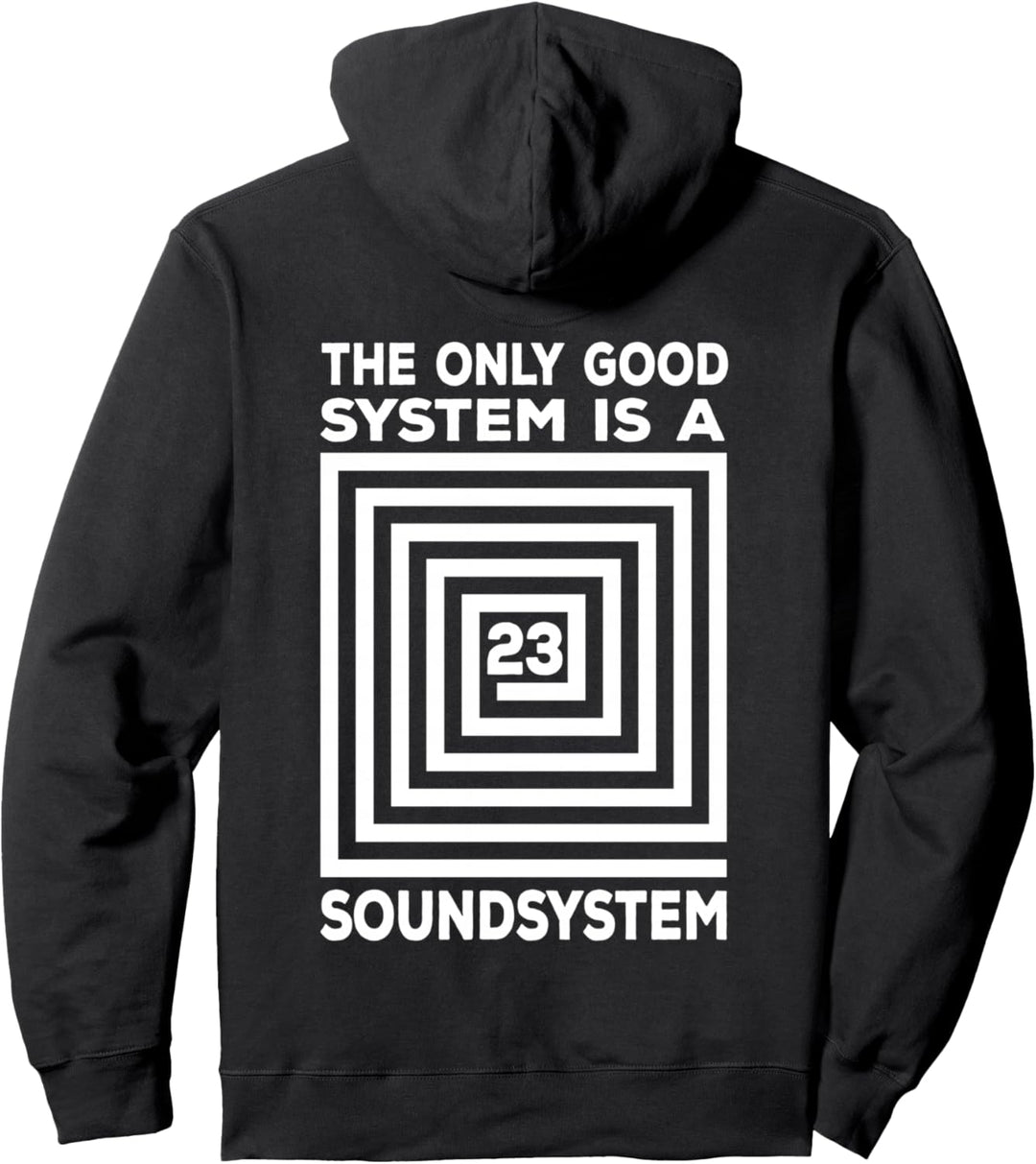 Spiral Tekno Freetekno 23 Sound System DJ Tribe Free Party Pullover Hoodie
