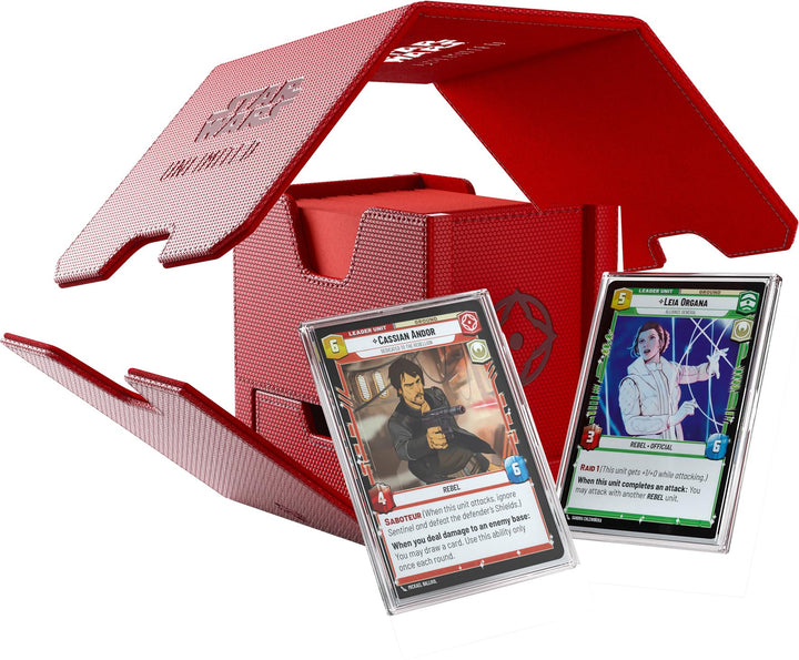 Gamegenic, Star Wars: Unlimited Twin Suns Deck Pod – Red Rot Deck Pod, Rot Deck Pod