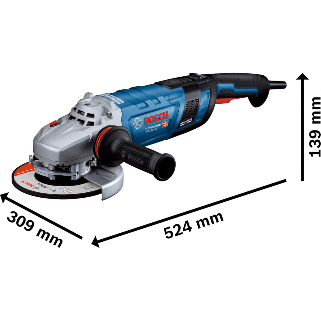 Bosch Professional Winkelschleifer GWS 30-230 B mit Zubehör GWS 30-230 B, mit Zubehör GWS 30-230 B