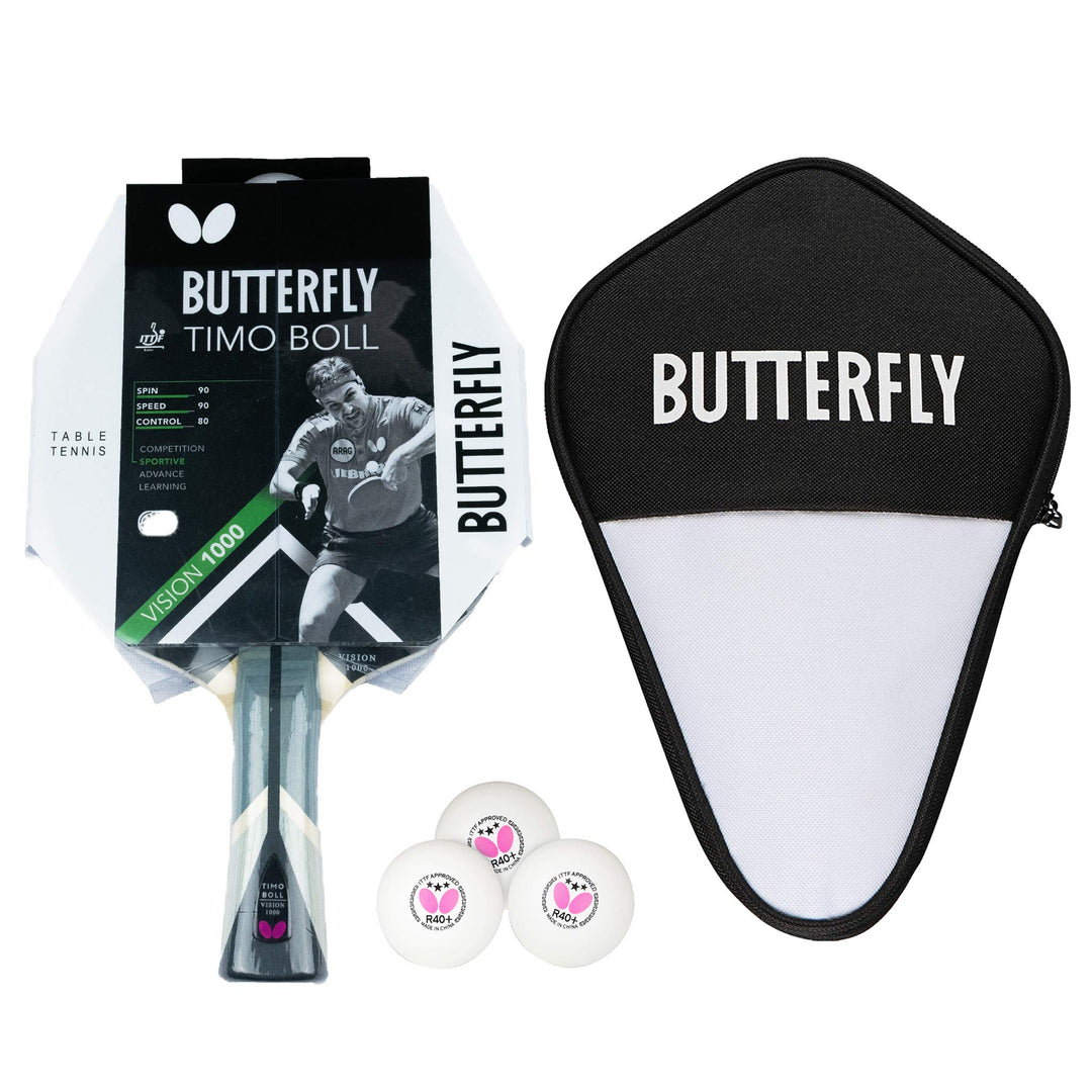 Butterfly® Timo Boll Vision 1000 Tischtennisschläger | Tischtennis Racket Bat TT Profi Wettkampfschl