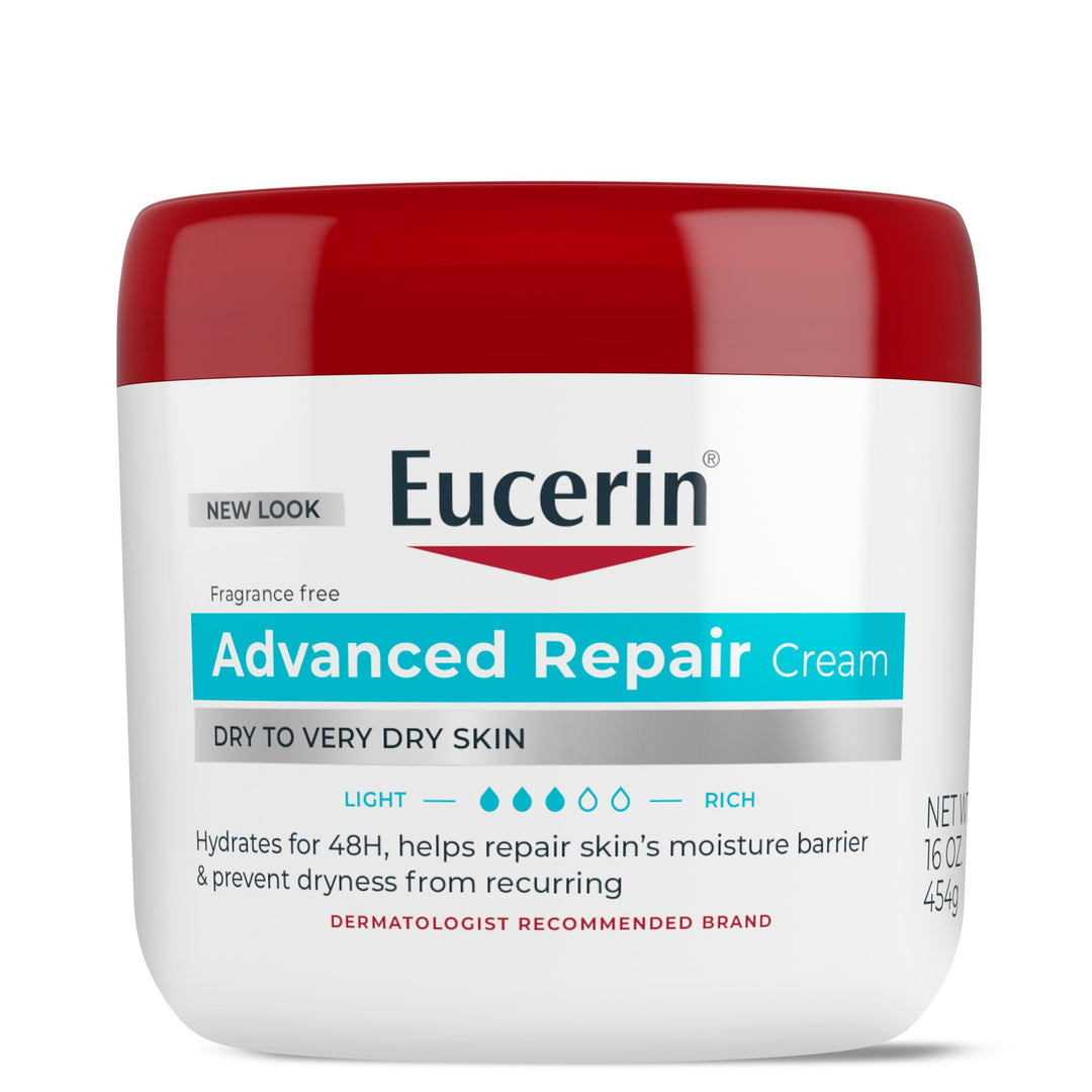 Eucerin Advanced Repair Creme 16 Ounce (Packaging May Vary) Premium Pack Gentle Formula, Premium Pac
