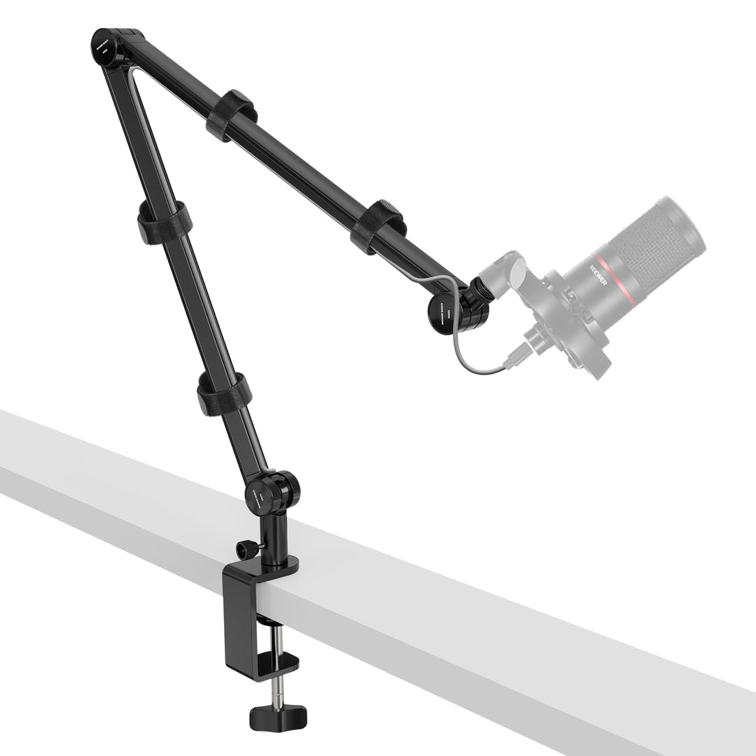 NEEWER BASICS Mikrofon Boom Arm, 78cm flexibler Microphone Tischständer Halterung, kompatibel mit Bl