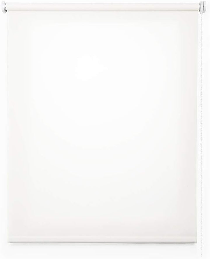 STORESDECO Lichtdurchlässig Rollo, Glatt, Rollo für Fenster und Türen | Weiss, 100 cm x 180 cm 100 c
