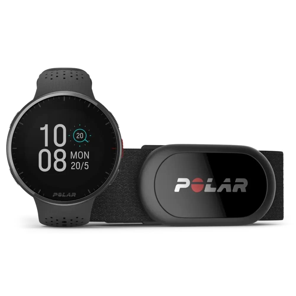 Polar Pacer Pro & H10 – Moderne GPS-Sportuhr & Herzfrequenzsensor, Pulsuhr, Smartwatch für Männer un