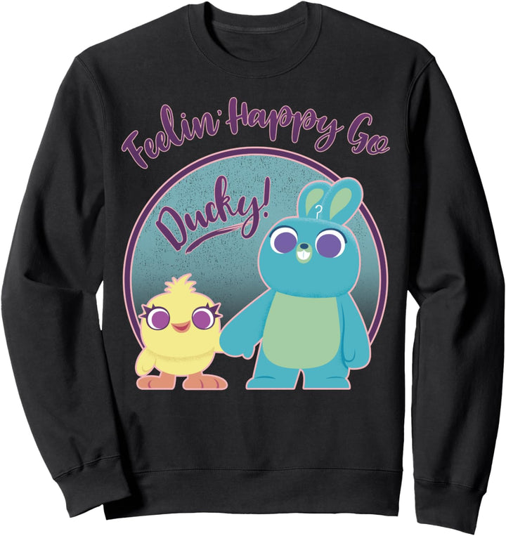 Disney Pixar Toy Story 4 Ducky & Bunny Feelin' Happy Sweatshirt