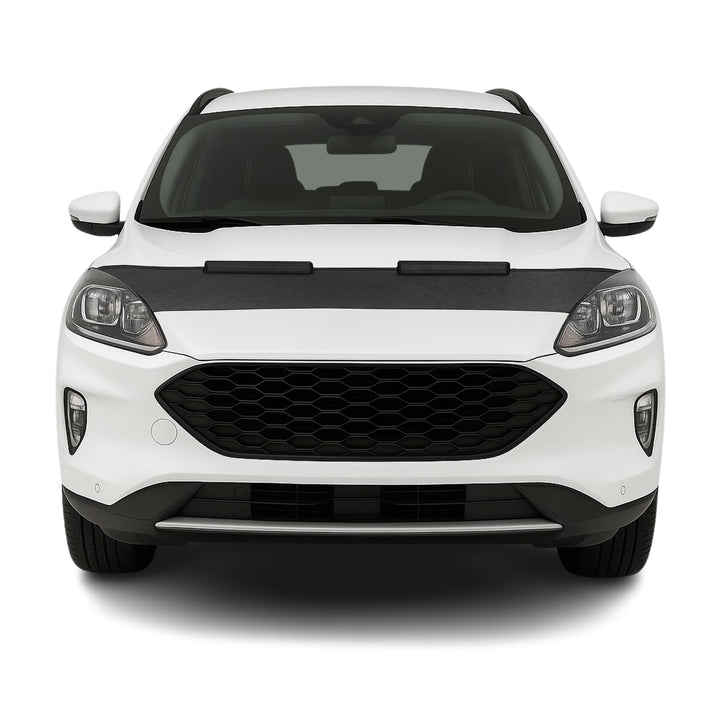OMAC Haubenbra Steinschlagschutz Bonnet Bra kompatibel mit Ford Kuga 2019-2025 Carbon Optik Halb Car