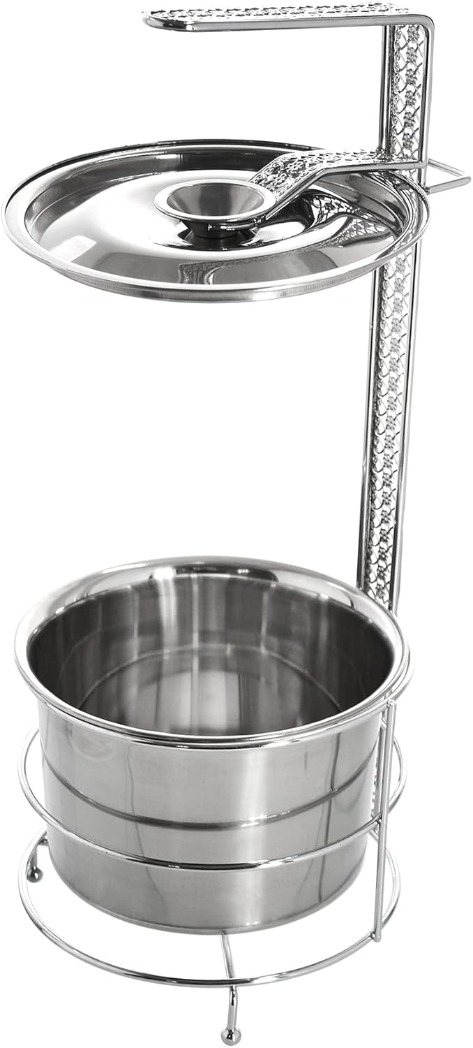Kohlekorb Gross mit Zangen- und Deckelhalter