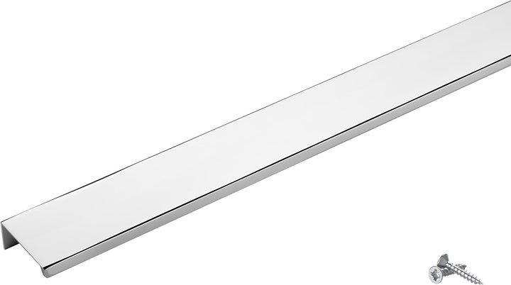 10 x Hinterschraubgriff Blankett Jane 280 mm Chrom poliert Schrankgriffe Möbelgriff Küchengriffe von