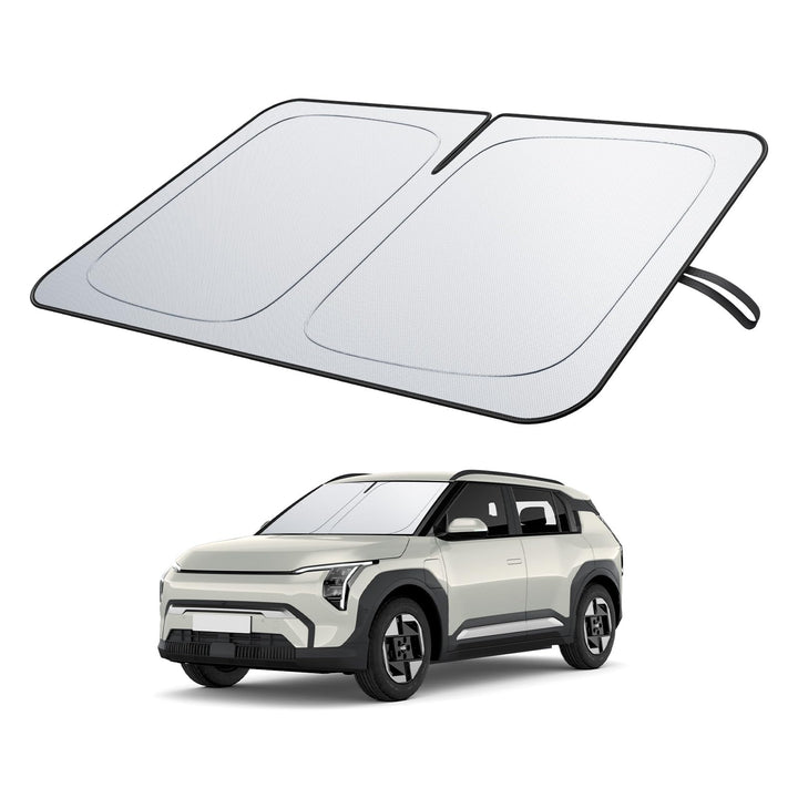 BIXUAN Frontscheiben-Sonnenschutz kompatibel mit Kia EV3 2025 2026 2027 Auto Sonnenschutz Abdeckung