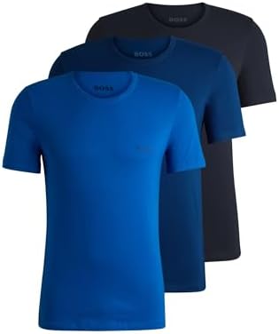 BOSS Herren R-Neck T-Shirt, 3er Pack, Open Miscellaneous987