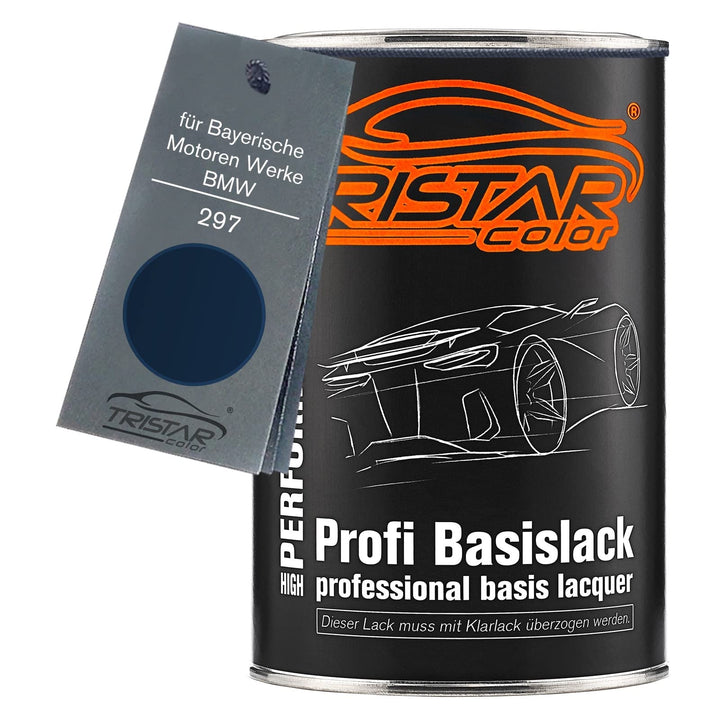 TRISTARcolor Autolack Dose spritzfertig für Bayerische Motoren Werke/BMW 297 Montrealblau Metallic B