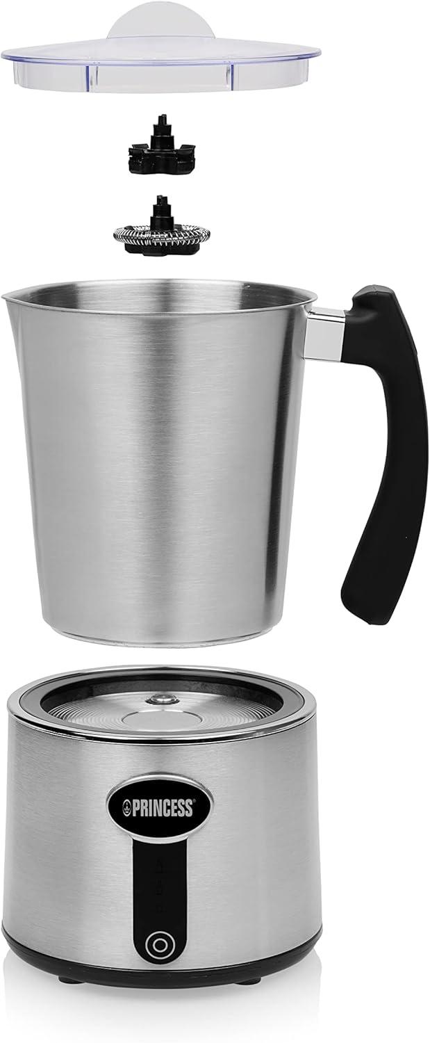 Princess Milchaufschäumer 243005 - max. Füllmenge 500 ml - für Milchmischungen und Emulsionen - 650