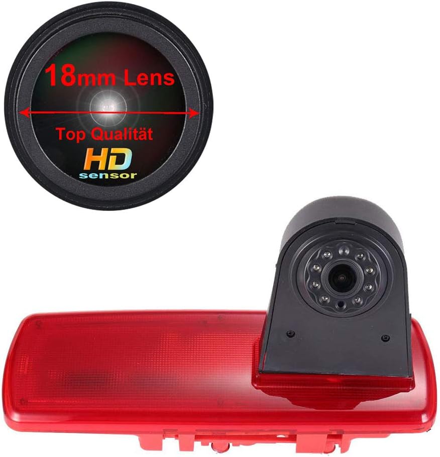 18mm Linse Top Qualität Auto Bremsleuchte Rückfahrkamera für FIAT talento Nissan NV300 Renault Trafi