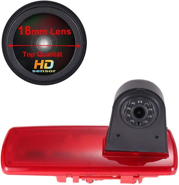 18mm Linse Top Qualität Auto Bremsleuchte Rückfahrkamera für FIAT talento Nissan NV300 Renault Trafi