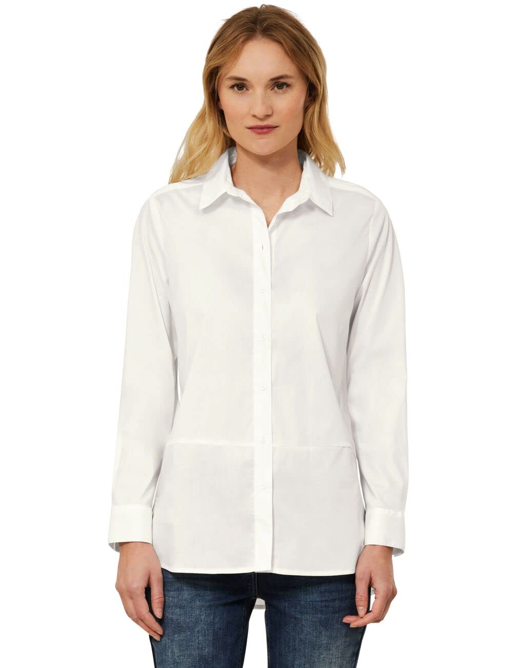 Cecil Damen Longbluse M Vanilla White, M Vanilla White