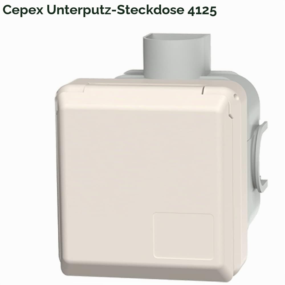 Mennekes 101100357 Basen in System cepex-th, Steckdosen CEE, 400 V, 50–60 Hz, 16 A, 5-polig, IP 44,