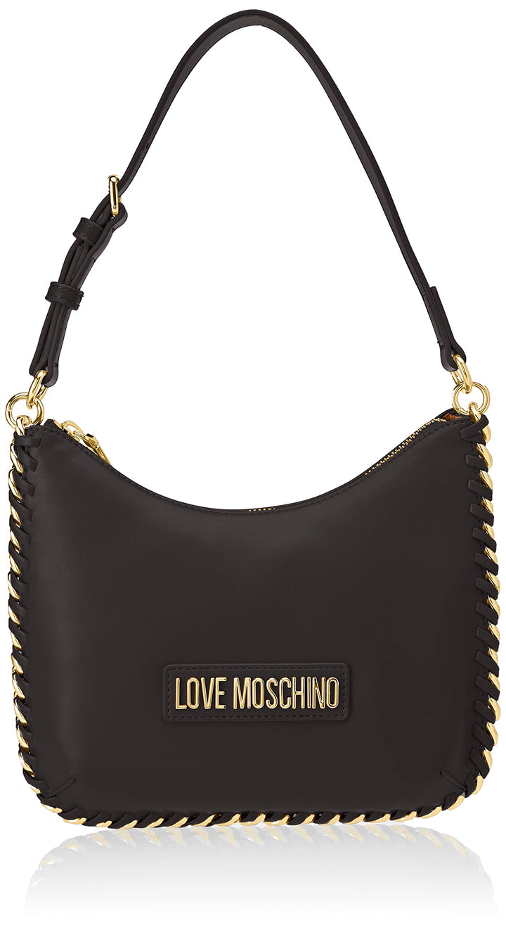 Love Moschino Damen Jc4243pp0gkq0 Schultertasche Schwarz, Schwarz