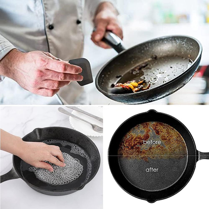 TOTONY Deckelheber Dutch Oven, 42CM Feuertopf Deckelheber, Haken Dutch Oven, Ringreiniger Dutch Oven
