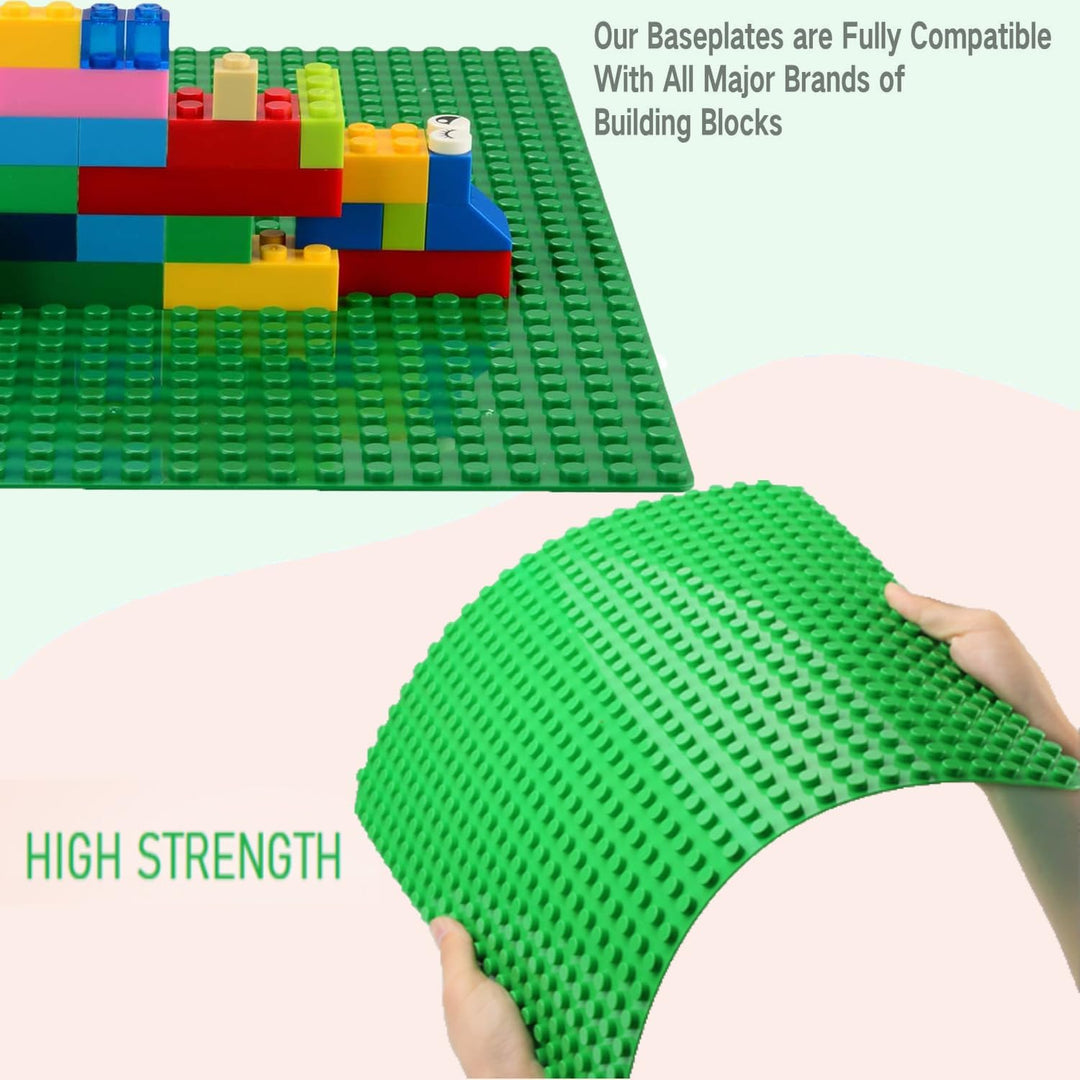 Grosse Bauplatte Kompatibel mit Lego Duplo Platten, Classic Grundplatte für DUPLO Sets,38 * 38cm Pla