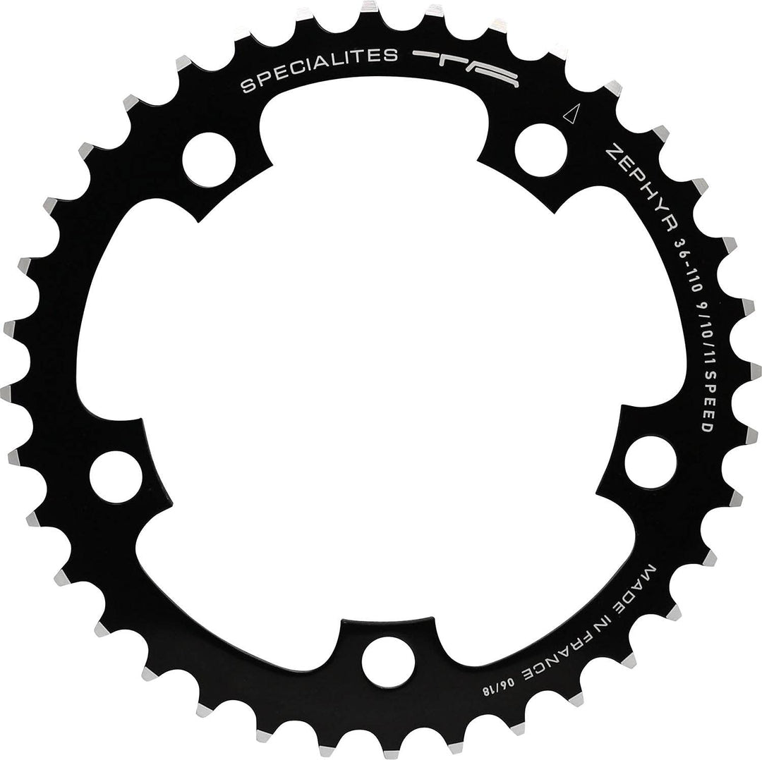 Spécialités TA Zephyr Compact 110 Stück 5 Arm 9/10/11 Gang Innen Kettenblatt 33t Schwarz, 33t Schwar